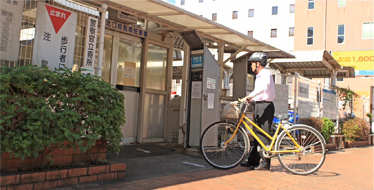 自転車ツーキニスト　高木 さん　通勤風景写真