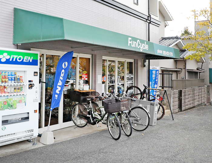 自転車ショップの写真