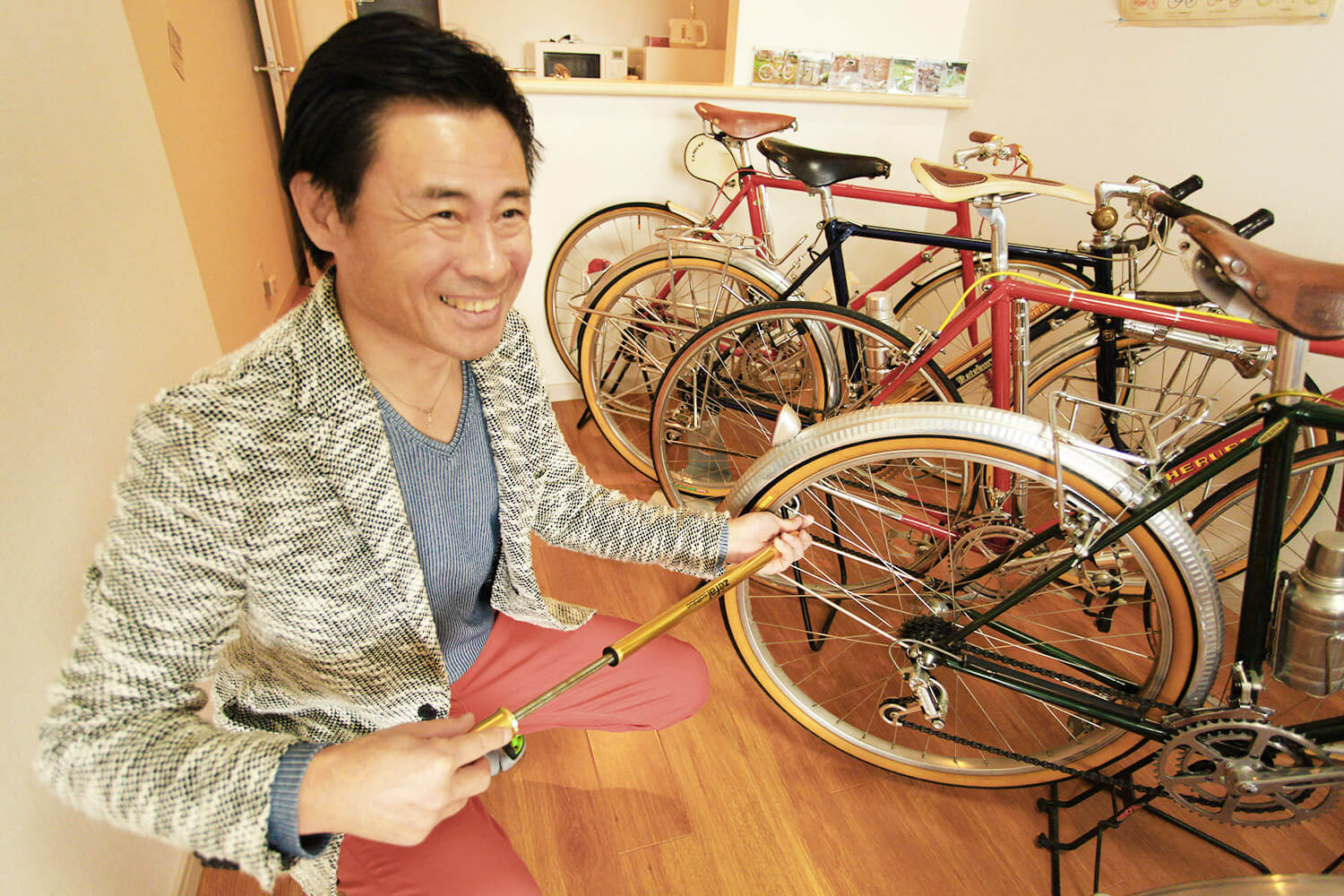 ランドナー サラリーマン輪太郎さん　自転車紹介写真